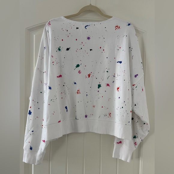 Champion Splatter Paint Oversized semi-cropped Sweatshirt, excellent condition - Picture 6 of 6